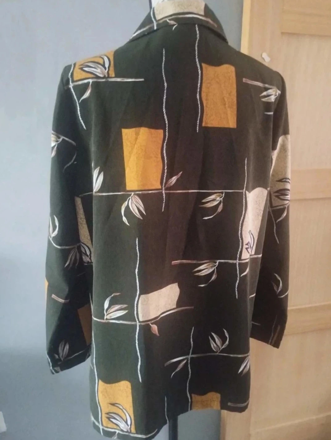Dameshirt kaki met patroon, Kating, T44 – photo 3